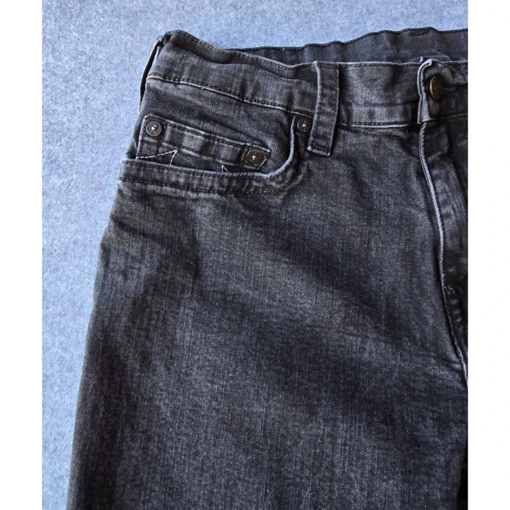 True Religion Geno Jeans Men's Dark Charcoal Wash Slim Fit 35x32